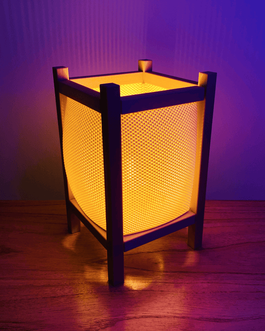 Shota Table Lamp - Japanese Shoji-Style Ambient Light | Designer Home Decor by Lunfardo | Produced by Peace N Joy