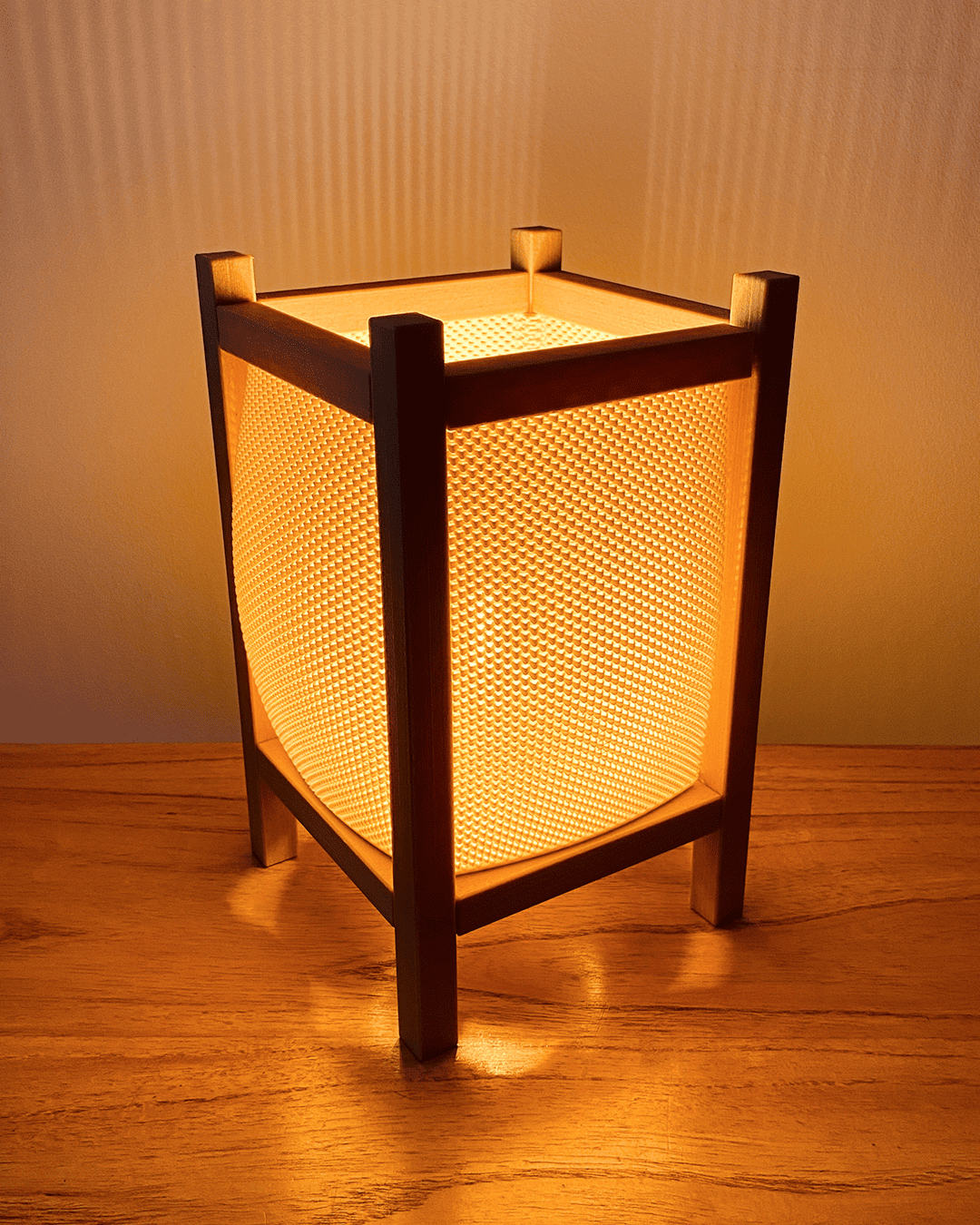 Shota Table Lamp - Japanese Shoji-Style Ambient Light | Designer Home Decor by Lunfardo | Produced by Peace N Joy