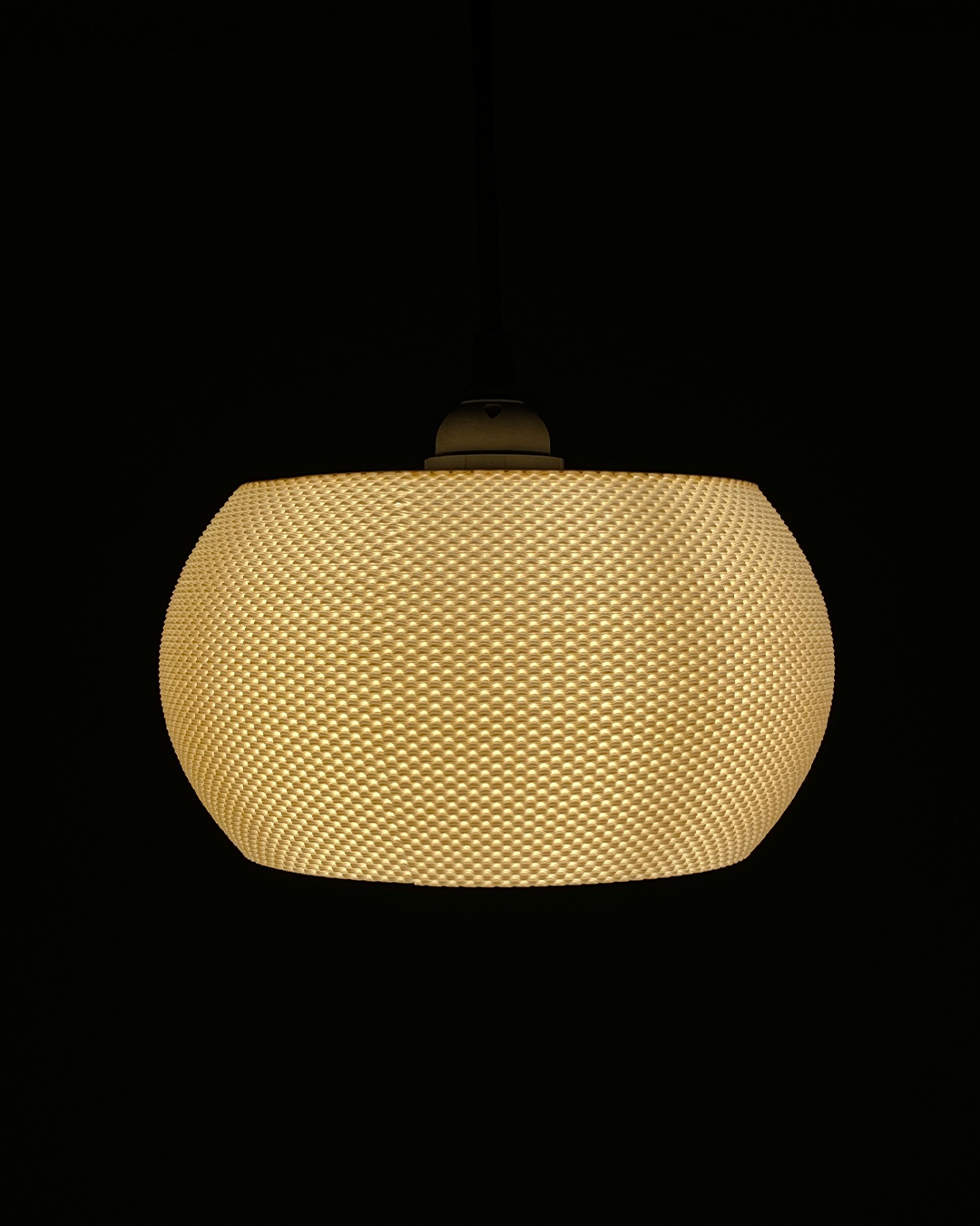 VALO RippleMesh Designer Lampshade - Textured Pendant Light for Living Room Dining or Studio | Crafted by Peace N Joy
