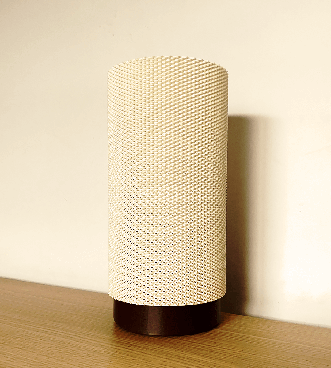 Peace N Joy EVA MULTISHADE RippleMesh - Modern Textured Cylinder Lampshade for Table or Ceiling Light Fixtures