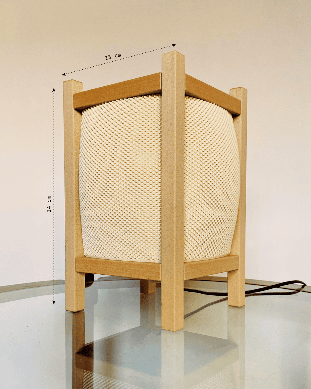 Shota Table Lamp - Japanese Shoji-Style Ambient Light | Designer Home Decor by Lunfardo | Produced by Peace N Joy