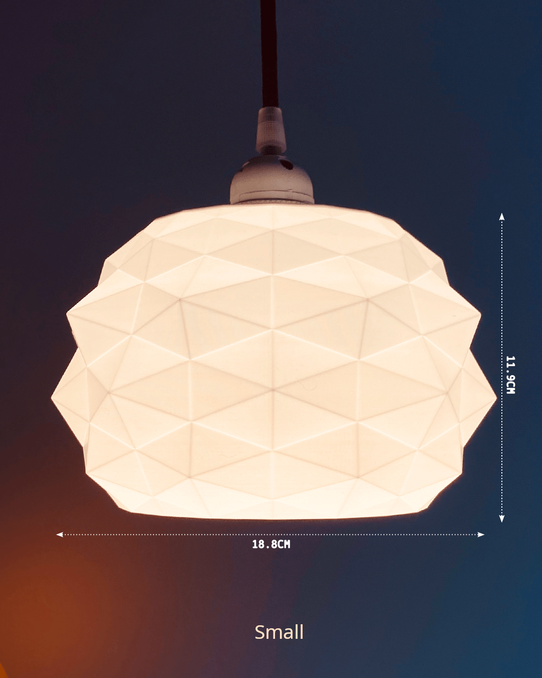 Peace N Joy Poly Pendant Lamp - Modern Luxury Geometric Ceiling Light | Elegant Ambient Hanging Fixture for Contemporary Decor