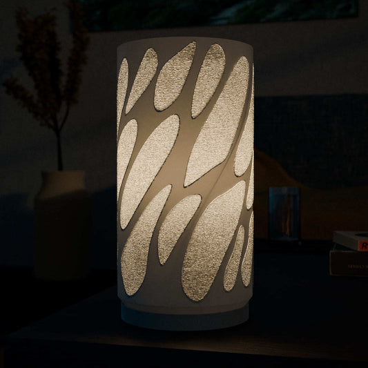 Ambar Table Lamp - Sculptural Ambient Light Accent by Peace N Joy for Contemporary Homes