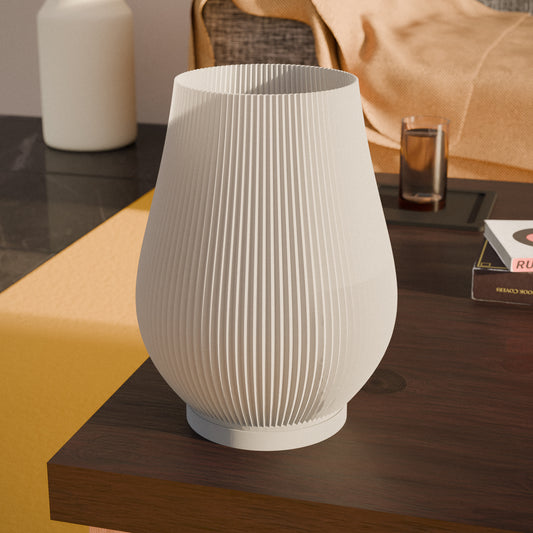 Peace N Joy Stria Table Lamp - Modern Luxury Ambient Lighting | Elegant Decorative Lamp for Home Bedroom & Office