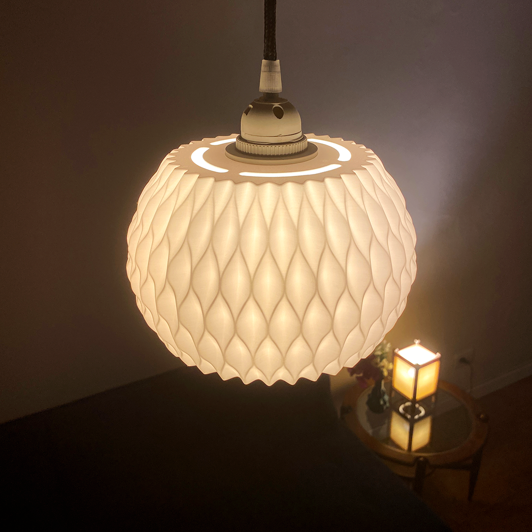 Peace N Joy Wavy Pendant Lamp - Artistic Wave-Inspired Hanging Light for Modern Luxury Interiors