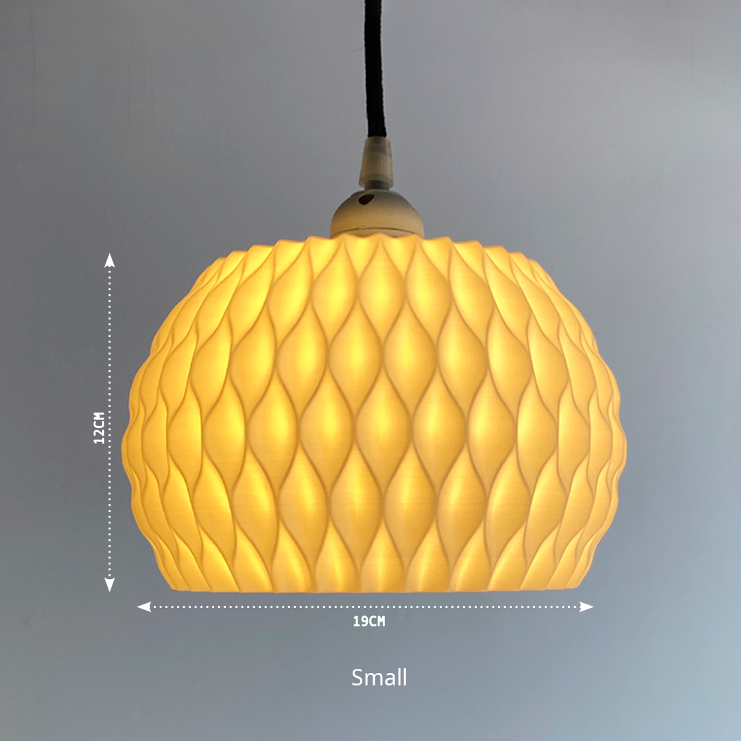 Peace N Joy Wavy Pendant Lamp - Artistic Wave-Inspired Hanging Light for Modern Luxury Interiors