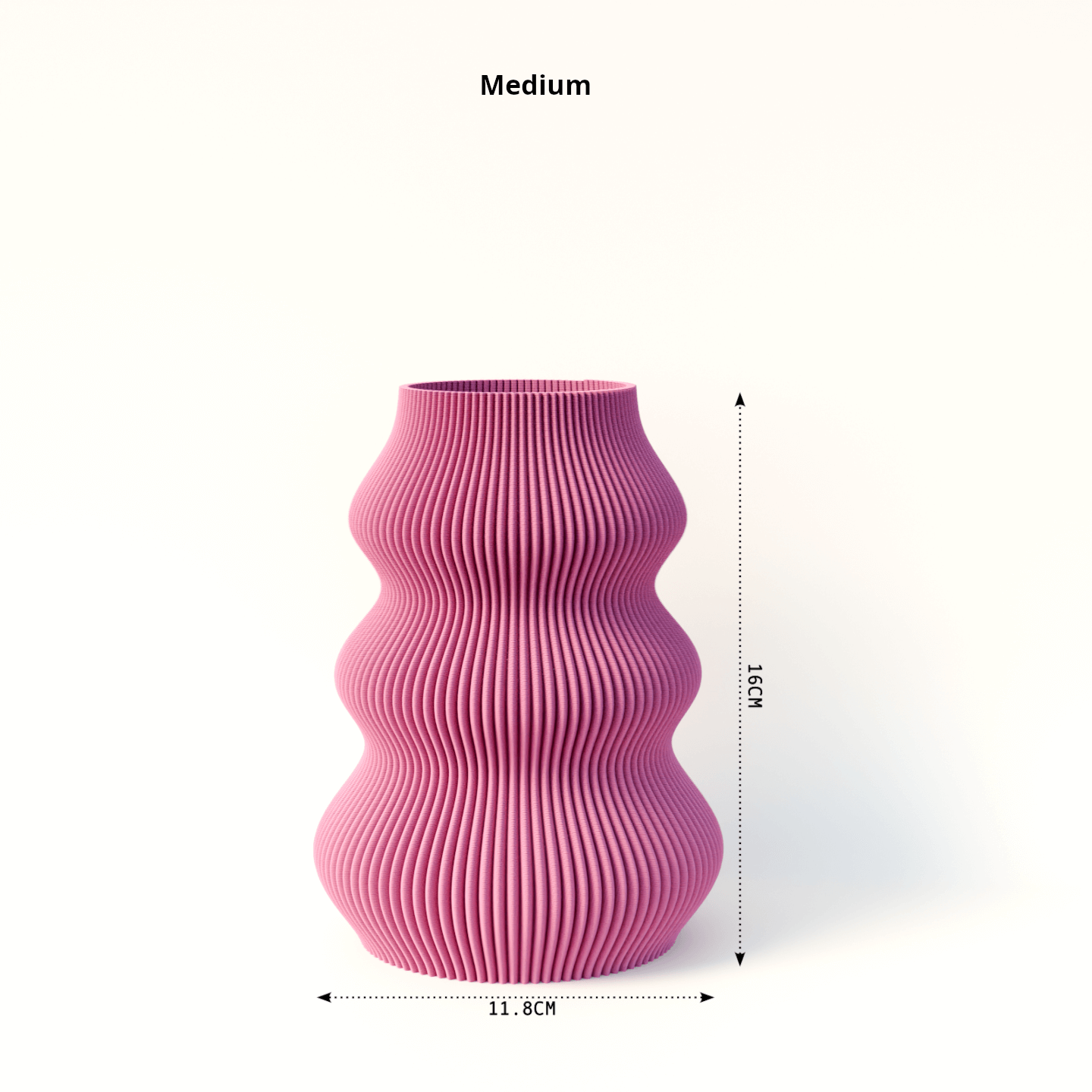 Peace N Joy ISLA VASE - Modern Sculptural Vase with Flowing Wave Design | Luxury Minimalist Home Decor Accent