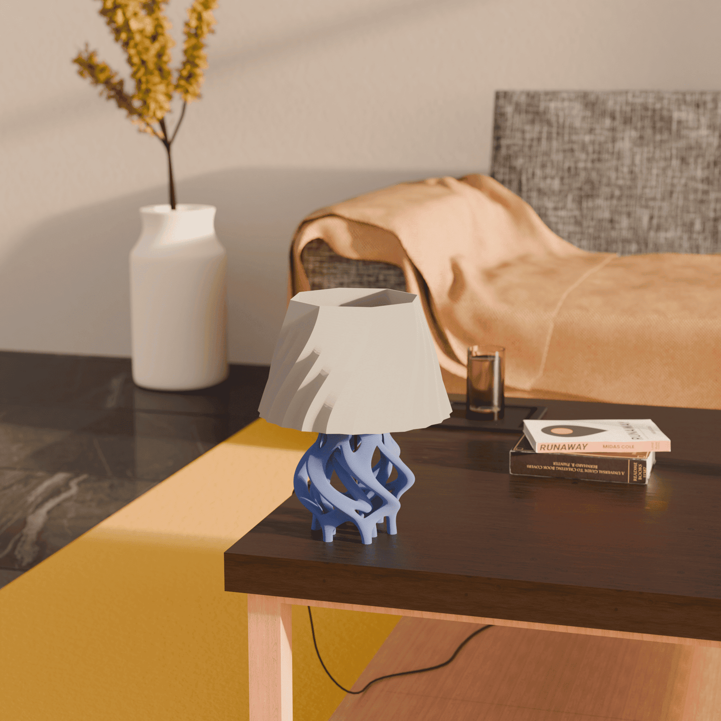 Root Table Lamp by Peace N Joy - Modern Sculptural Luxury Bedside Lamp