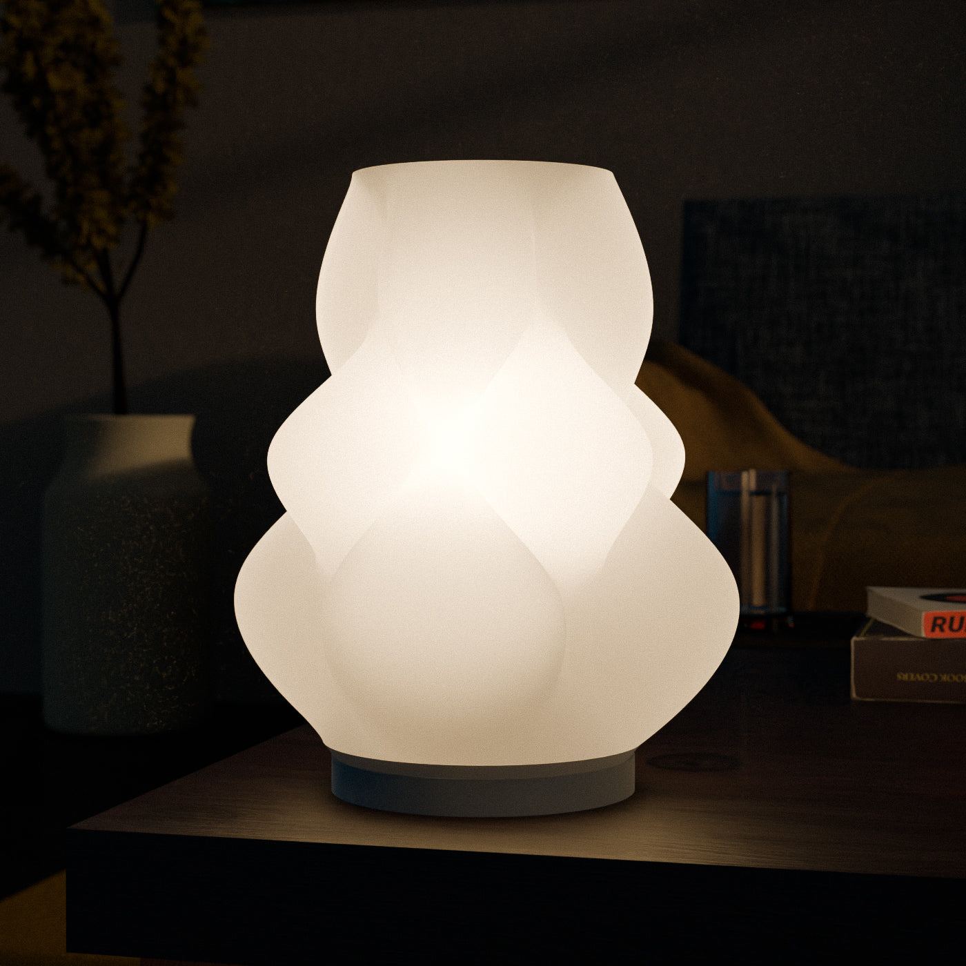 Peace N Joy Lumen Bloom Table Lamp - Modern Luxury Decorative Lighting | Elegant Ambient Desk Lamp for Home & Office