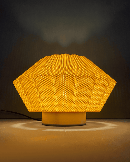 SOL WALL LAMP RippleMesh by Peace N Joy - Sculptural Hanging or Wall-Mounted Luxury Lamp with Textured Glow