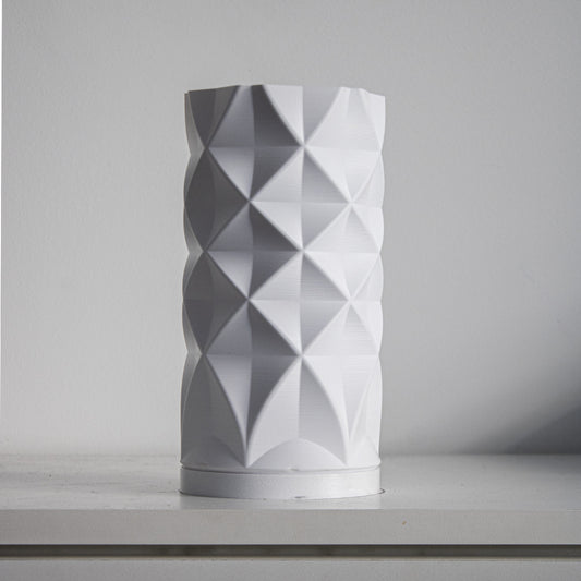 Peace N Joy Diamonds Lampshade - Modern Geometric Lamp Cover | Luxury Minimalist Home Lighting Accent