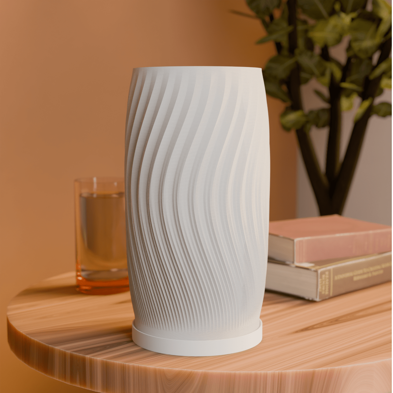 Flow Curve Lamp - Sculptural Ambient Table Light by Peace N Joy for Modern Luxe Interiors