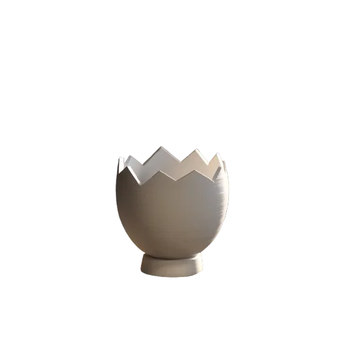 Peace N Joy Easter Egg Cup - Ceramic Egg Holder for Soft Boiled Eggs - Decorative Spring Tableware - Set Of 4