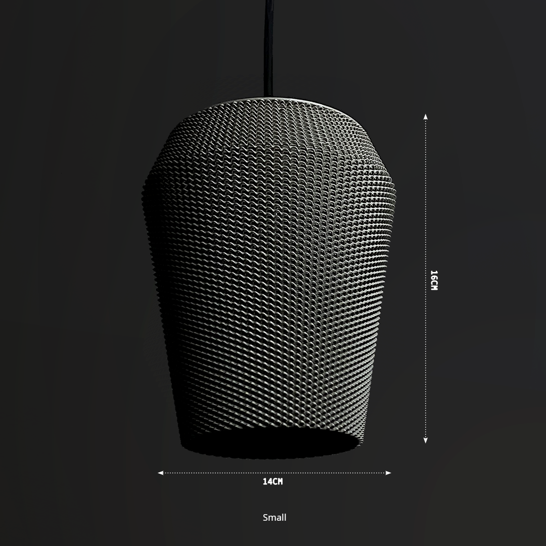 Peace N Joy MARGA MULTISHADE RippleMesh Pendant Lamp - Modern Ambient Hanging Light for Elegant Interiors