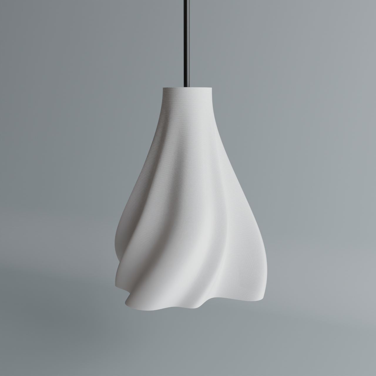 Silken Flow Pendant Lamp by Peace N Joy - Modern Luxury Swirl Ceiling Light