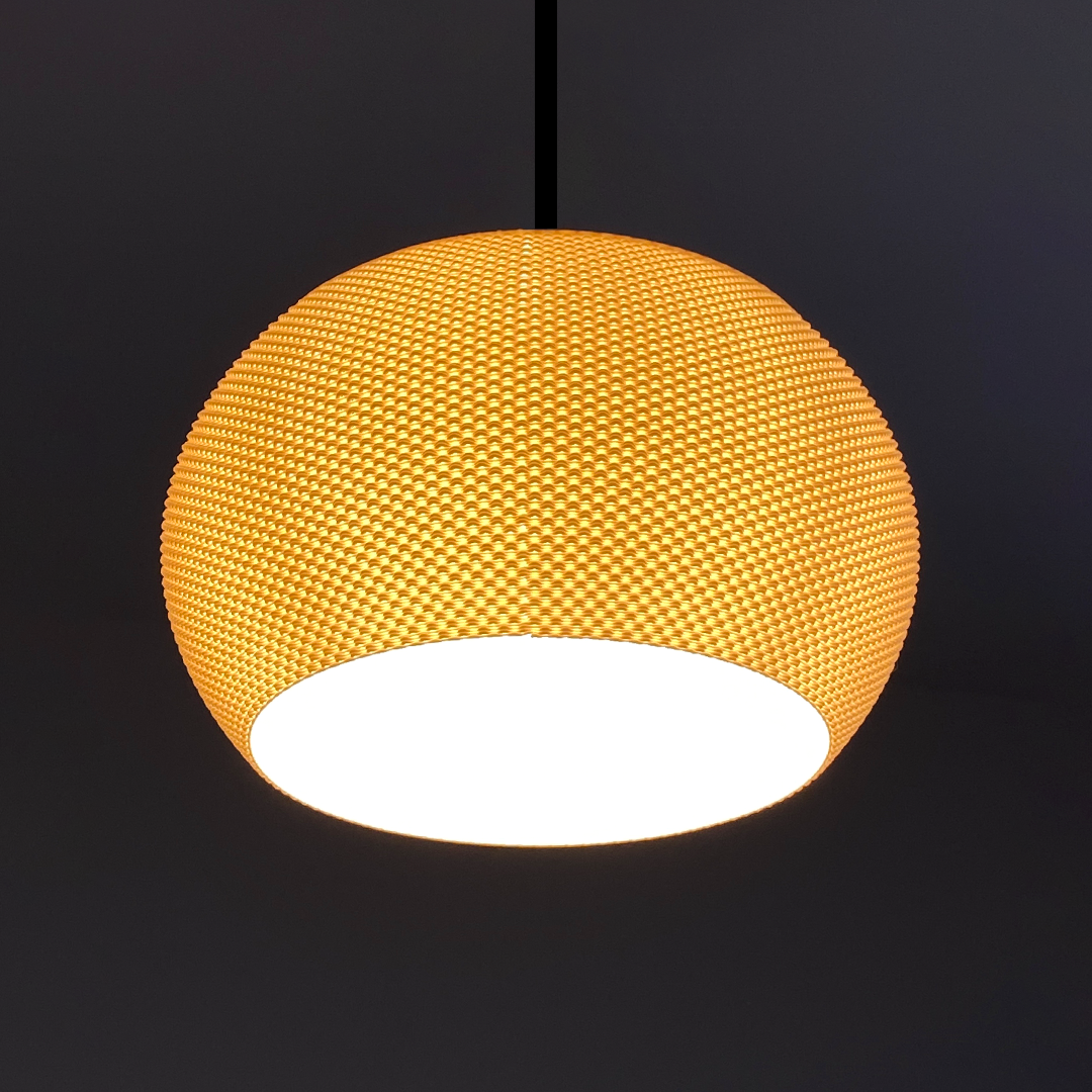 VALO RippleMesh Designer Lampshade - Textured Pendant Light for Living Room Dining or Studio | Crafted by Peace N Joy