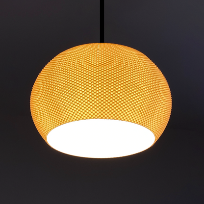 VALO RippleMesh Designer Lampshade - Textured Pendant Light for Living Room Dining or Studio | Crafted by Peace N Joy