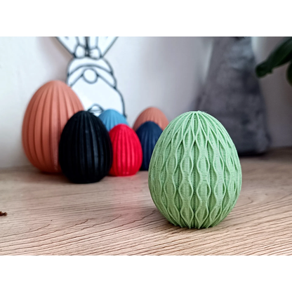 Peace N Joy Luxury Decorative Easter Eggs - Modern & Elegant Festive Decor - Pack Of 6