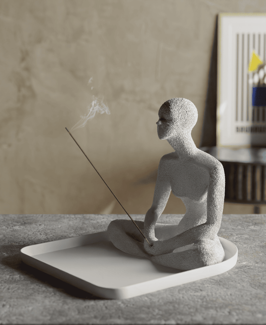 Peace N Joy – BODIES: Meditative Muse Modern Incense Holder | Minimalist Sculptural Decor for Calm Living Spaces