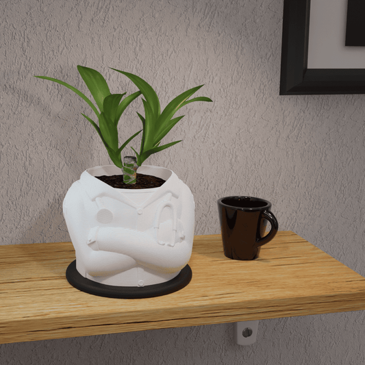 Peace N Joy - Doctor Planter Pot | Unique Tabletop Planter for Gifting & Decor | Modern Medical-Themed Plant Holder