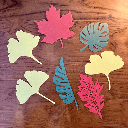 Peace N Joy Leafy Bookmarks – Luxury Modern Nature-inspired Bookmark Set | Elegant Botanical Page Markers for Books & Journals