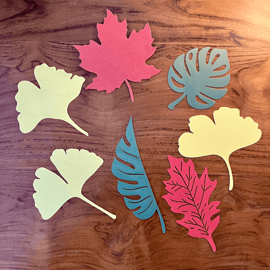 Peace N Joy Leafy Bookmarks – Luxury Modern Nature-inspired Bookmark Set | Elegant Botanical Page Markers for Books & Journals
