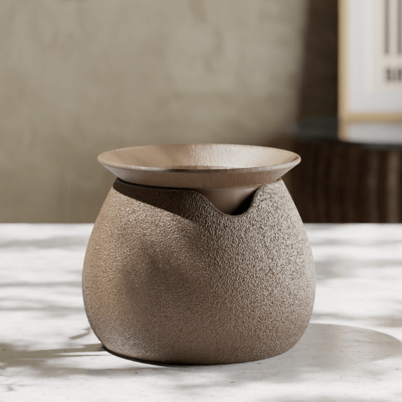 Peace N Joy AquaFlora Self-Watering Planter - Modern Two-Piece Design with Hidden Reservoir for Effortless Plant Care