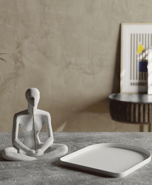 Peace N Joy – BODIES: Meditative Muse Modern Incense Holder | Minimalist Sculptural Decor for Calm Living Spaces