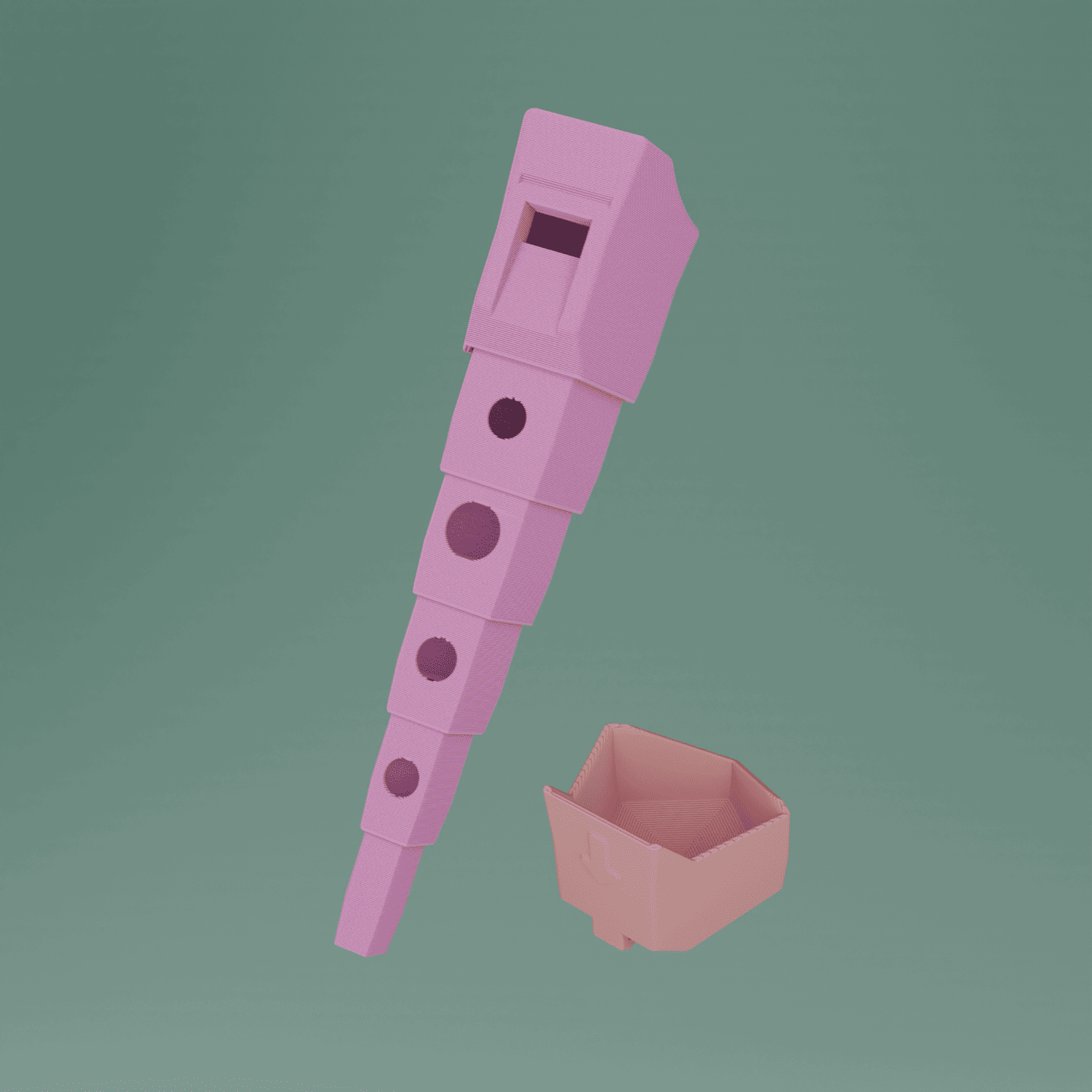 Peace N Joy Tiny Tune - Educational Collapsible Musical Whistle | Compact Learning Flute for Children | Fun Travel-Friendly Instrument for Kids