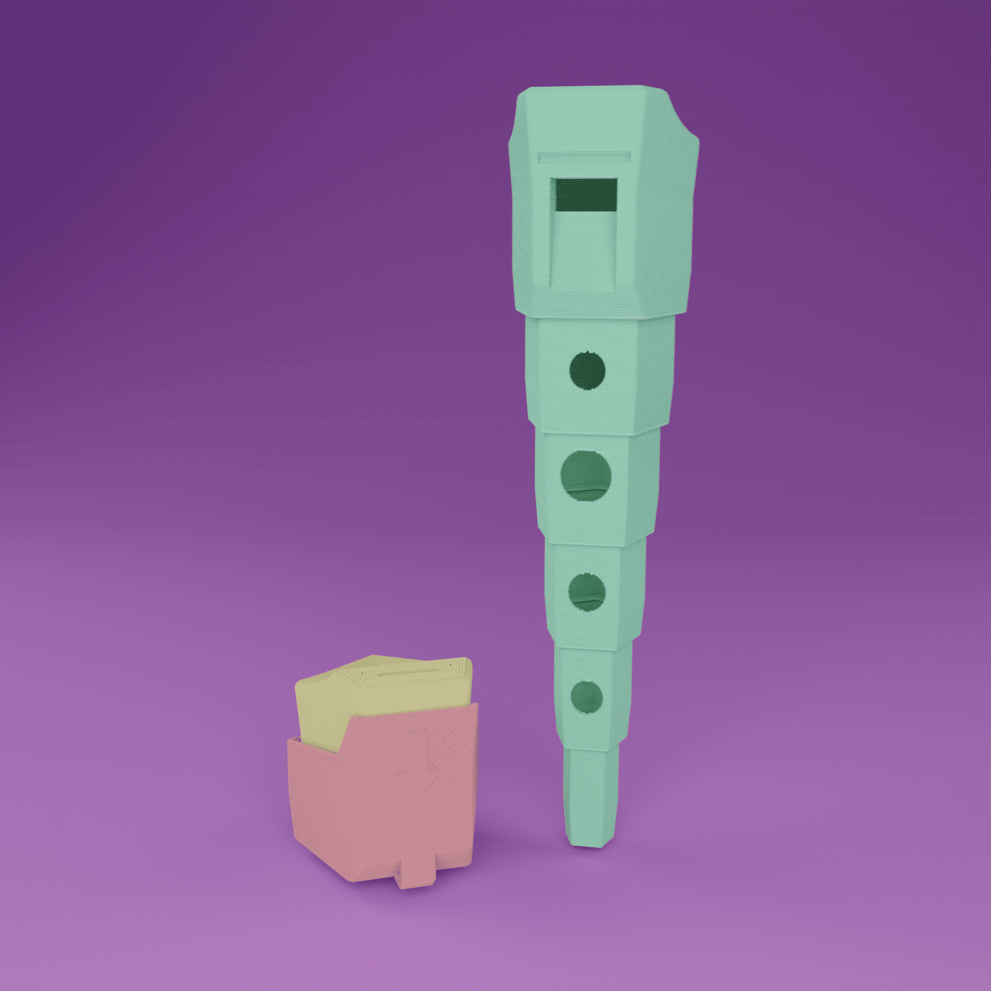 Peace N Joy Tiny Tune - Educational Collapsible Musical Whistle | Compact Learning Flute for Children | Fun Travel-Friendly Instrument for Kids