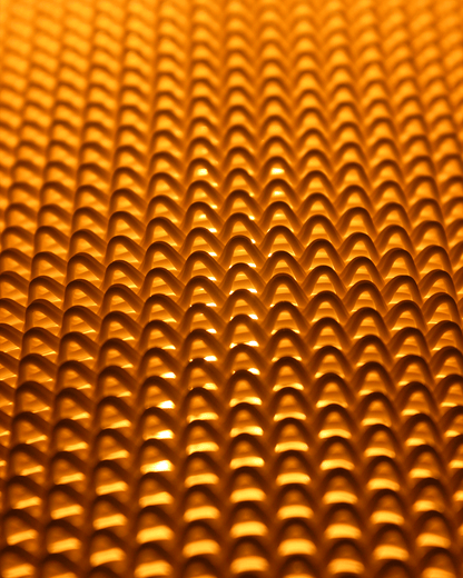 Peace N Joy EVA MULTISHADE RippleMesh - Modern Textured Cylinder Lampshade for Table or Ceiling Light Fixtures