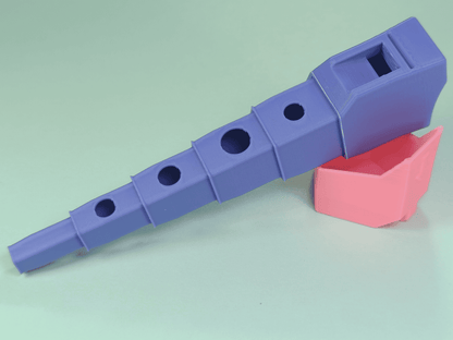 Peace N Joy Tiny Tune - Educational Collapsible Musical Whistle | Compact Learning Flute for Children | Fun Travel-Friendly Instrument for Kids