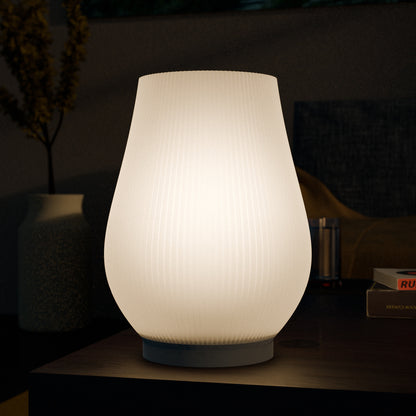 Peace N Joy Stria Table Lamp - Modern Luxury Ambient Lighting | Elegant Decorative Lamp for Home Bedroom & Office