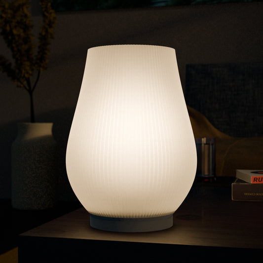 Peace N Joy Stria Table Lamp – Modern Luxury Ambient Lighting | Elegant Decorative Lamp for Home, Bedroom & Office