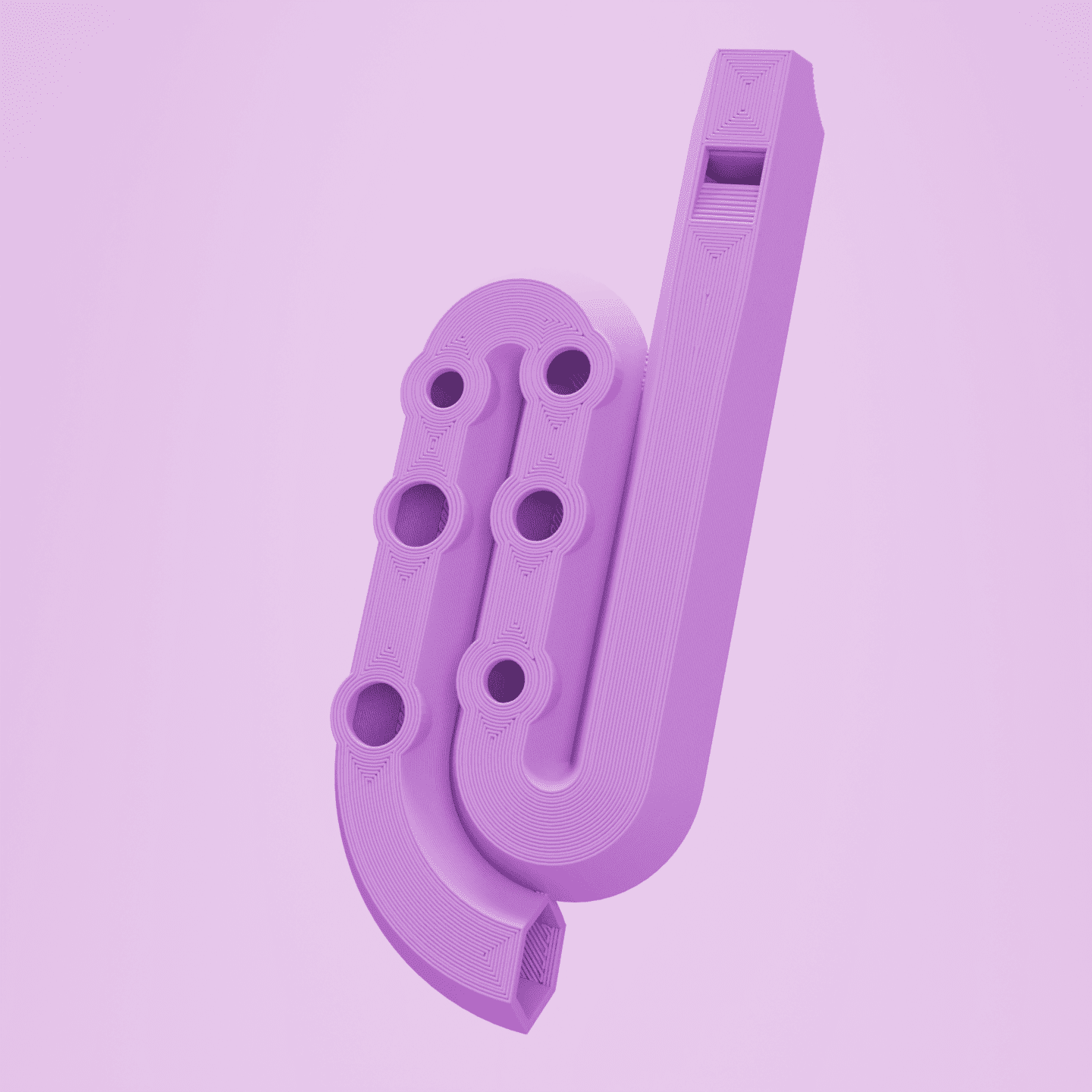 Peace N Joy Octo Tune - Educational Musical Toy Flute for Kids | Single Wind Instrument in F# Major