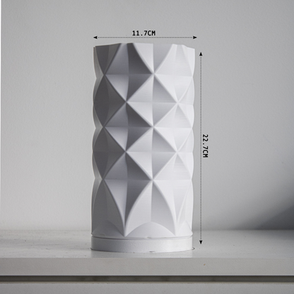 Peace N Joy Diamonds Lampshade – Modern Geometric Lamp Cover | Luxury Minimalist Home Lighting Accent