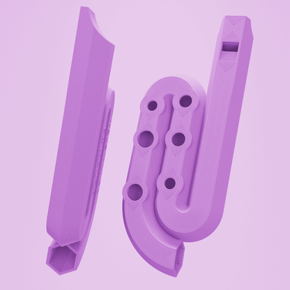 Peace N Joy Octo Tune - Educational Musical Toy Flute for Kids | Single Wind Instrument in F# Major