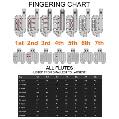 Peace N Joy Octo Tune - Educational Musical Toy Flute for Kids | Single Wind Instrument in F# Major