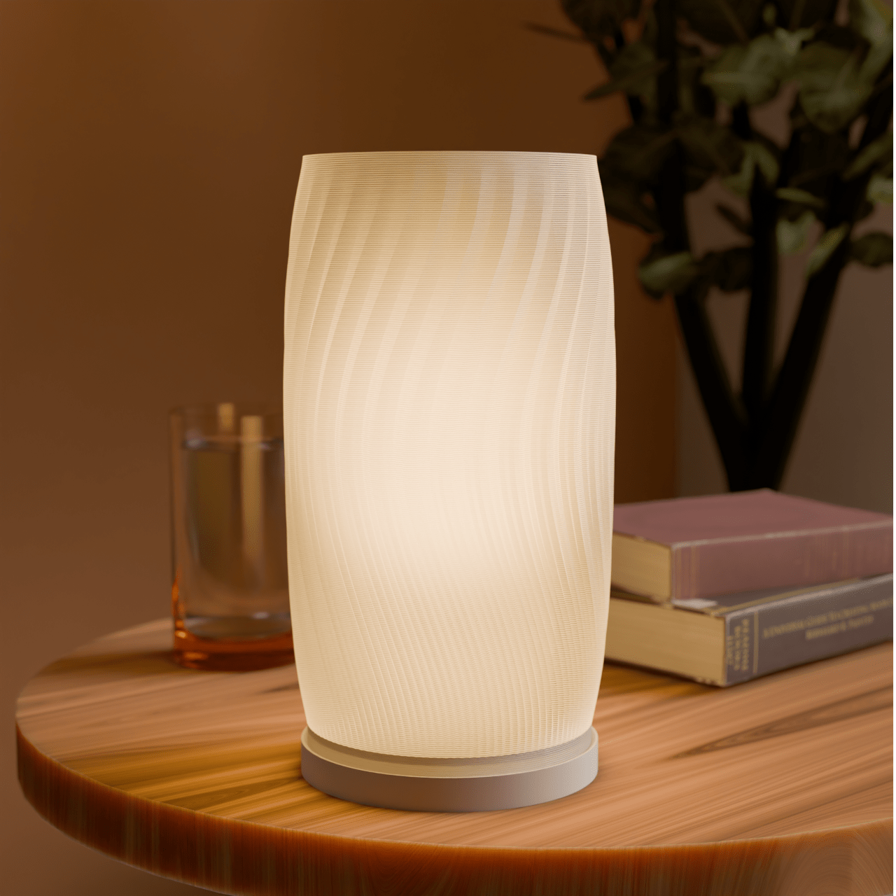 Flow Curve Lamp – Sculptural Ambient Table Light by Peace N Joy for Modern Luxe Interiors