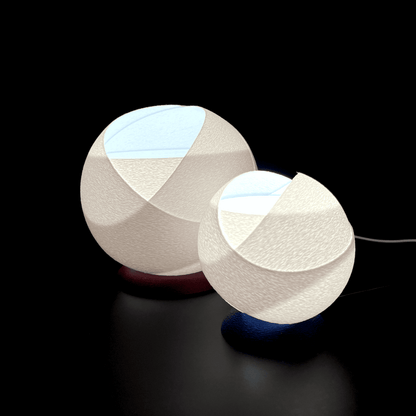 Peace N Joy Snowball Lamp – Elegant Globe Table Light for Bedroom & Living Room – Soft Ambient Lighting in Modern Minimalist Design