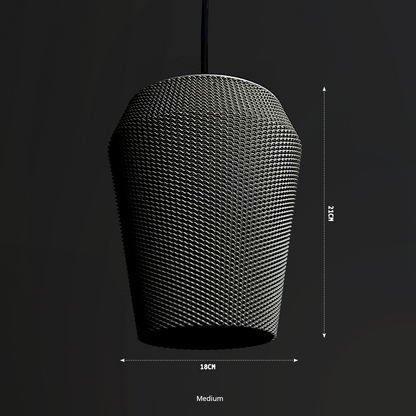 Peace N Joy MARGA MULTISHADE RippleMesh Pendant Lamp – Modern Ambient Hanging Light for Elegant Interiors