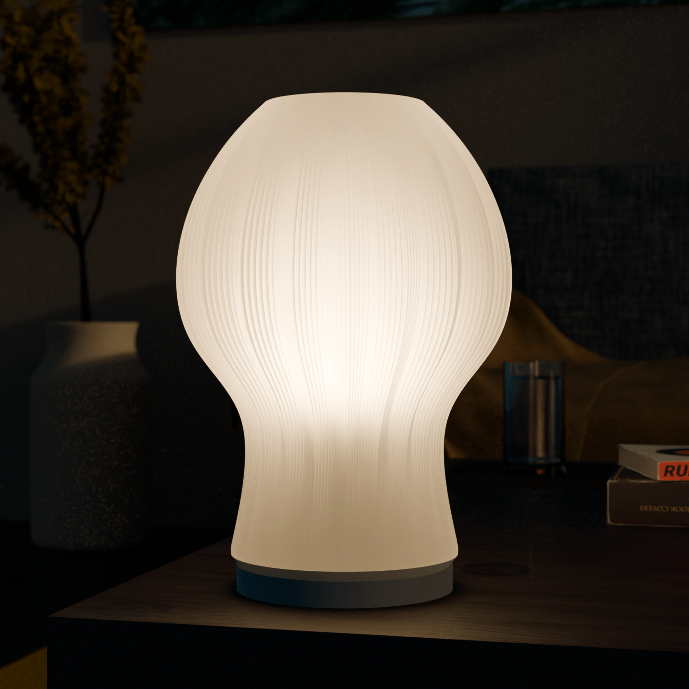 Peace N Joy Aurora Table Lamp - Modern Luxury Decorative Lighting | Elegant Ambient Lighting for Homes and Offices
