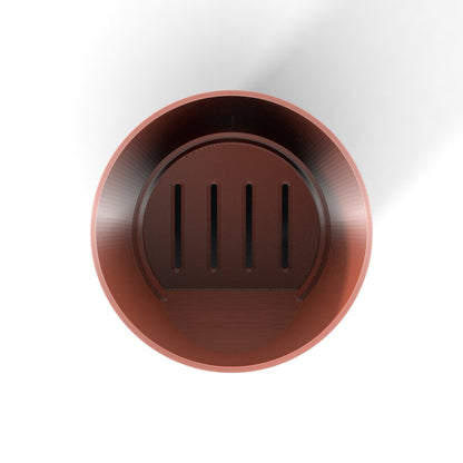 Peace N Joy - PLANTER 01 | Modern Self-Watering Indoor Planter Pot with Base - Contemporary Terracotta & Graphite Finish | Stylish Home & Office Decor