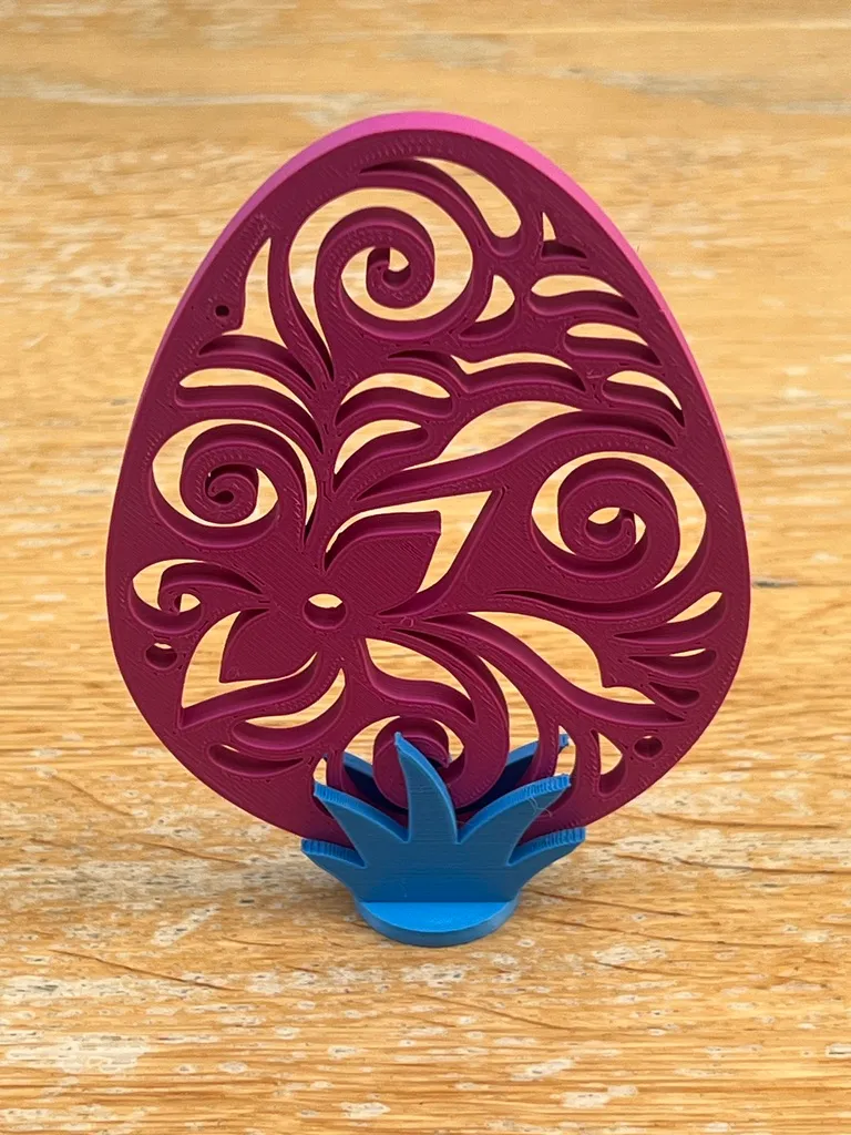 Peace N Joy Elegant Filigree Easter Egg Decorations - Set of 10 Ornamental Eggs with Floral Design
