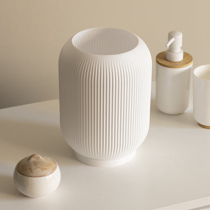 Peace N Joy Sophie Lampshade - Modern Ribbed Table Lamp Cover | Elegant Minimalist Home Lighting Accent