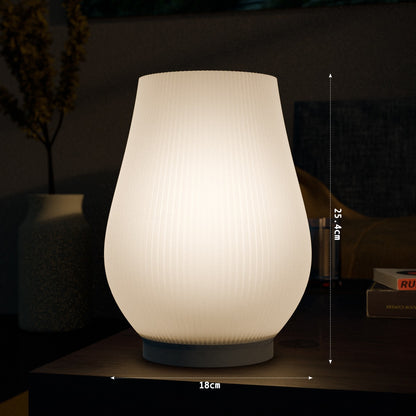 Peace N Joy Stria Table Lamp - Modern Luxury Ambient Lighting | Elegant Decorative Lamp for Home Bedroom & Office