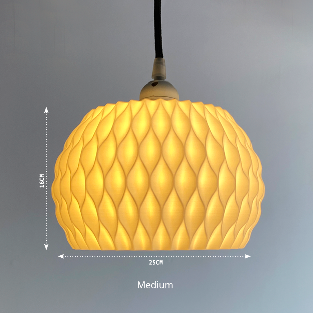 Peace N Joy Wavy Pendant Lamp – Artistic Wave-Inspired Hanging Light for Modern Luxury Interiors