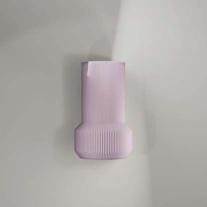 NIZA Vase by Peace N Joy - Modern Ribbed Luxury Accent Vase for Elegant Home Decor