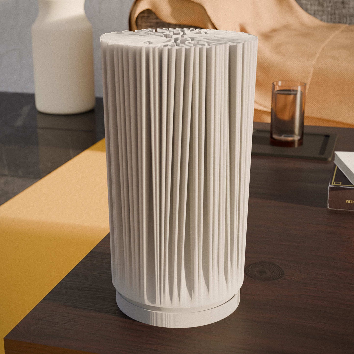 Coral Cascade Lamp - Elegant Ambient Table Lamp by Peace N Joy for Modern Interiors