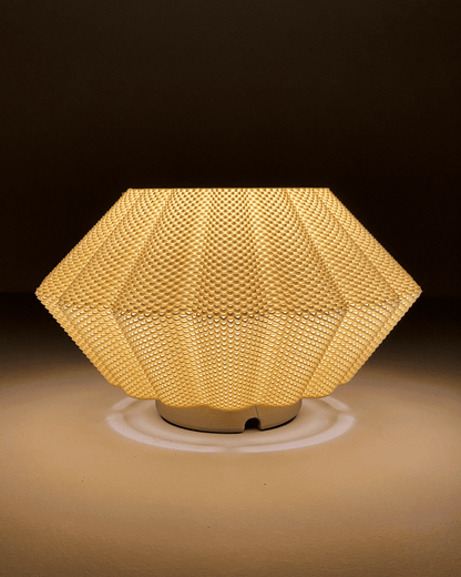 SOL WALL LAMP RippleMesh by Peace N Joy - Sculptural Hanging or Wall-Mounted Luxury Lamp with Textured Glow
